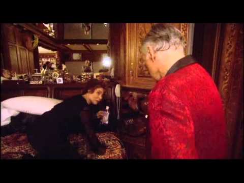 Hugh Heffner shows Ruby Wax his celebrity photos, pyjamas, and VHS collection