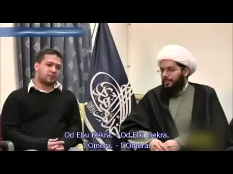 Primanje Islama kod sija ZABLUDA!!!  Psovanje ashaba!!!