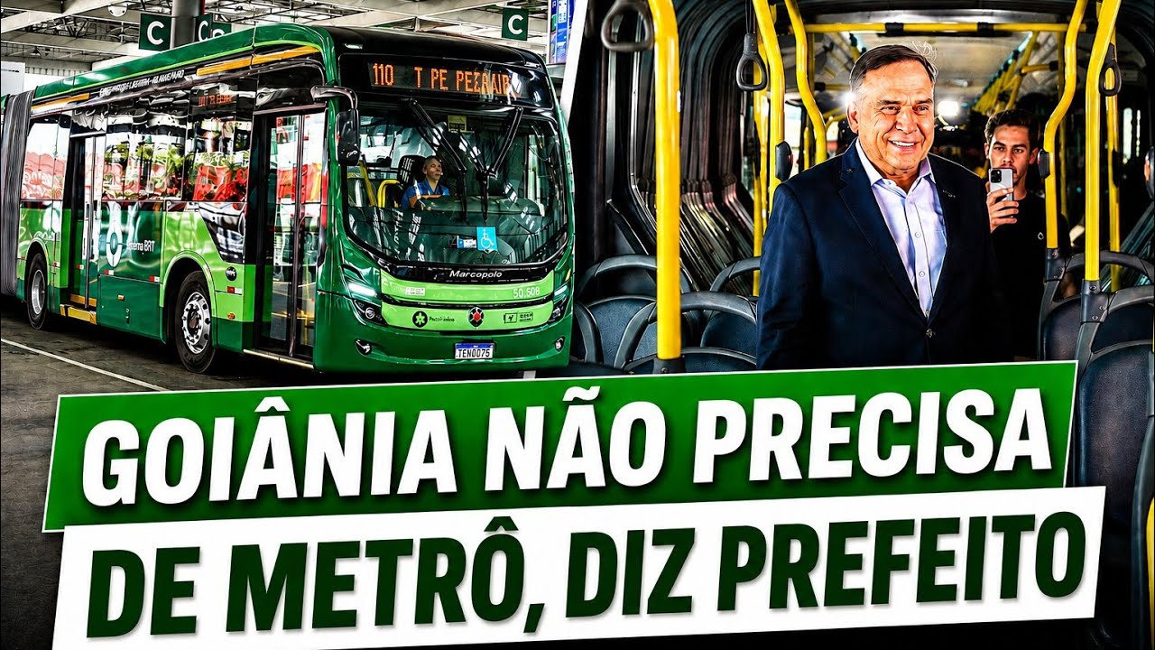 SANDRO MABEL NÃO QUER VLT E METRÔ EM GOIÂNIA