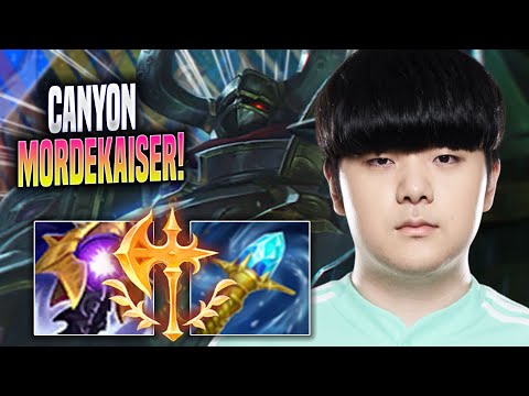 CANYON TRIES NEW META MORDEKAISER JUNGLE! - DK Canyon Plays Mordekaiser JUNGLE vs Rammus!