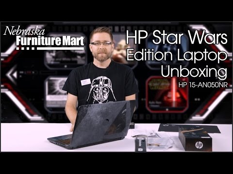 HP Star Wars Special Edition Laptop Unboxing (HP 15-AN050NR)
