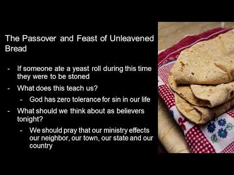 GOD HAS ZERO TOLERANCE FOR SIN--LESSONS FROM PASSOVER'S UNLEAVENED BREAD