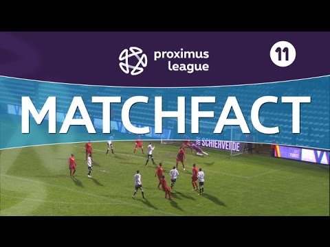 Match Facts / Roeselare - Tubize / Bundesliga style goal 12/11/2016