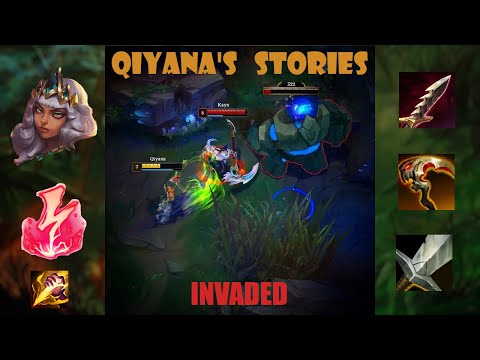 Qiyana experiences the rare case of team caring (vs Kayn's invade)