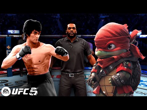UFC 5 | Bruce Lee vs. Mutant Turtle Raphael (EA Sports UFC 5)