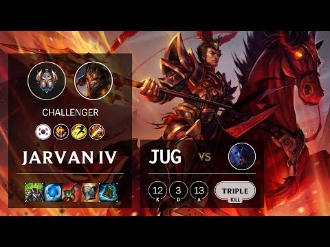 Jarvan IV Jungle vs Rek'Sai - KR Challenger Patch 10.8