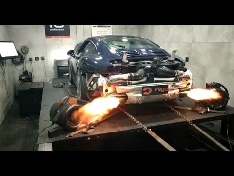 The BEST PORSCHE 911 Turbo S 991.2 LOUD Exhaust Sound REVS
