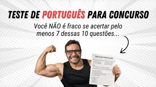 Teste de PORTUGUÊS para concurso público - Quantas você acerta?
