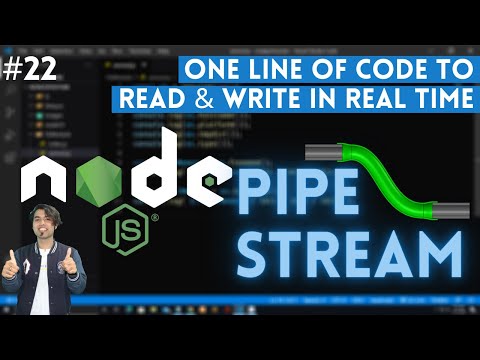22 Stream Pipes in Node JS in Hindi