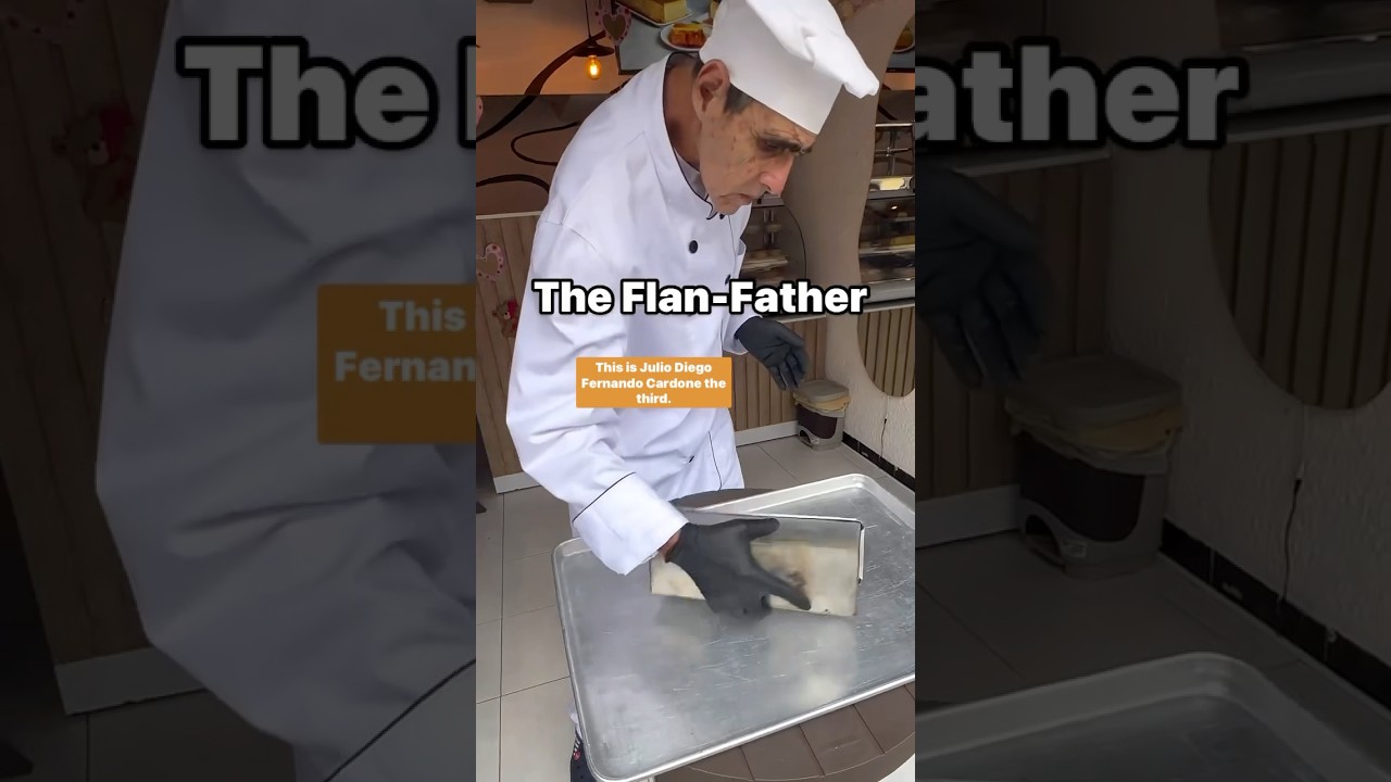 Flan Creator, culinary innovator and living legend 🙏❤️👩‍🎨🏆 #españa🇪🇸 #spain🇪🇸