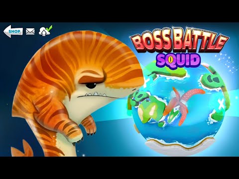 NEW TIGER SHARK VS COLOSSAL SQUID BOSS - Hungry Shark World