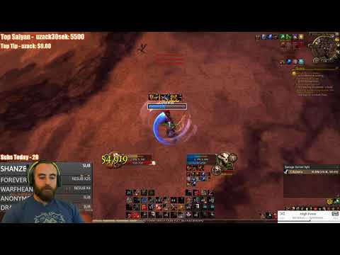 Bajheera - Arms Warrior vs Enh Sham/Frost DK (World PvP 1v2) - WoW Legion 7.3.5 PvP