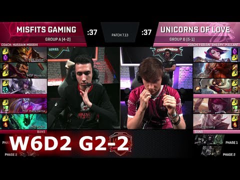Misfits vs Unicorns of Love | Game 2 S7 EU LCS Summer 2017 Week 6 Day 2 | MSF vs UOL G2 W6D2