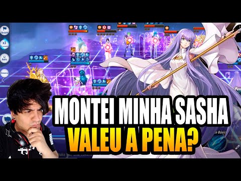 TESTANDO A SASHA NOS GALATICOS + OPINIAO SINCERA SAINT SEIYA AWAKENING