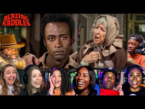 TOP "Up yours, N****" Reactions! Blazing Saddles (1974) Movie Reaction *First Time Watching*