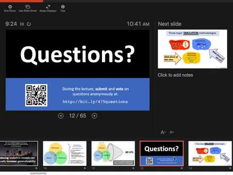 IEE475: Lecture A2 (2019-08-29) - Introduction to Simulation Modeling [slides with audio overlay]