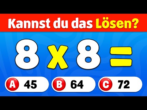 Kannst du dieses Mathe-Quiz bestehen ...? 👨‍🔬✖️🟰 40 Fragen | Knowlio - DE