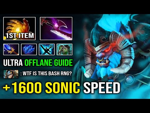 NEW 7.32d Spirit Breaker Offlane First Item Midas +1600 Move Speed OP Perma Stun Dota 2