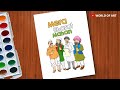 Repubilc Day Drawing Mera Bharat Mahan Poster Drawing