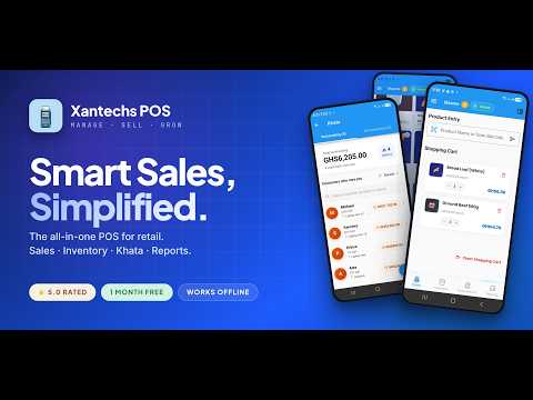 POS Offline: Barcode & Stock video thumbnail