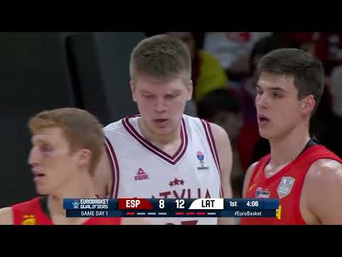 Spain v Latvia no breaks