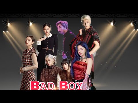 Bts x Blackpink x Everglow x Kard //Bad Boy fmv//