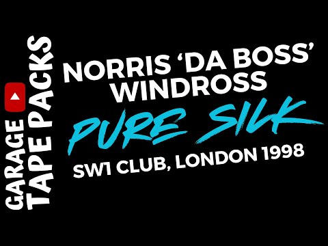 Norris Da Boss Windross | Pure Silk | SW1 Club | 4th April 1998 | Garage Tape Packs
