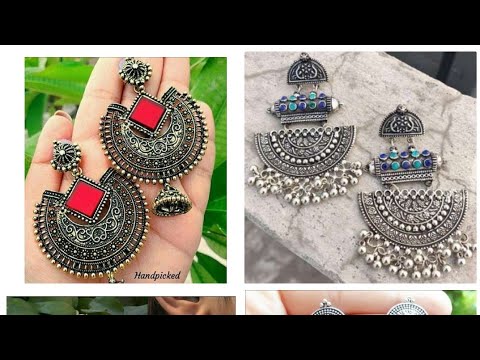 Oxidised earings //for girls //women