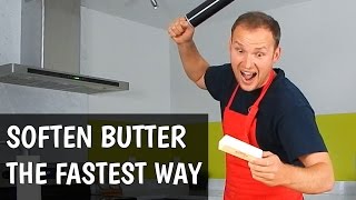 How To Soften Butter FASTEST WAY - Cool Cooking Tip - Inspire To Cook