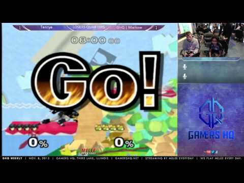 GHQ Weekly [11/8/15] - Losers Quarters: Tenrye (Marth) vs. GHQ | Markow (Falco, Fox)