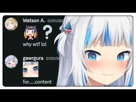 古拉洩露她與阿梅的可疑 DM (Gura Leaks Her Questionable DMs With Ame)