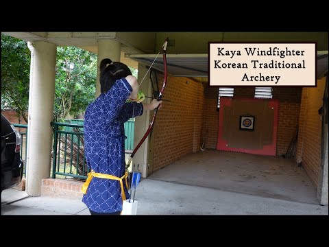 Korean Traditional Archery with Kaya Windfighter [vlog / archery training]
