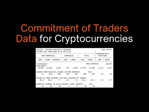 Commitment of Traders Data for Cryptocurrencies