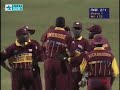 Curtly Ambrose Destroying The Stumps India V West Indies