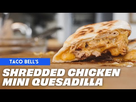 How to make Taco Bell at Home | Shredded Mini Quesadilla