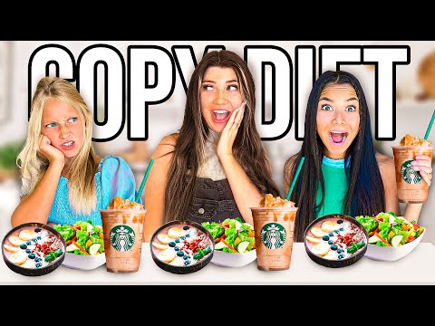 MY SiSTERS COPY MY DiET For 24 HRS!! *IN HAWAII*