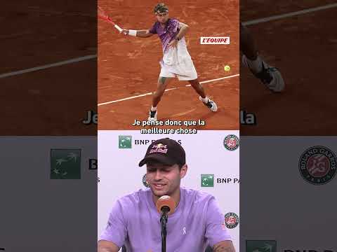 🤣 Cobolli a fait rire tous les journalistes #tennis #rolandgarros #sports