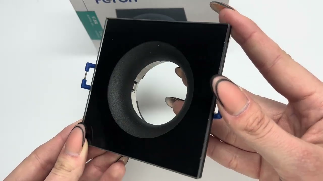 Врезной точечный светильник FERON DL8920 черный 01812