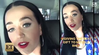 Katy Perry Celebrates 32nd Birthday By Voting for Hillary Clinton and Rocking Out to Kanye West