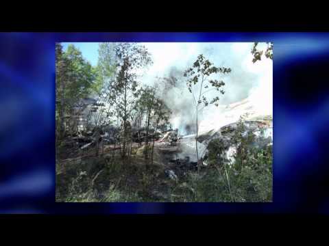 Fire in Liberty Township Heavily Damages Home - Lakeland News at Ten - June 22, 2015