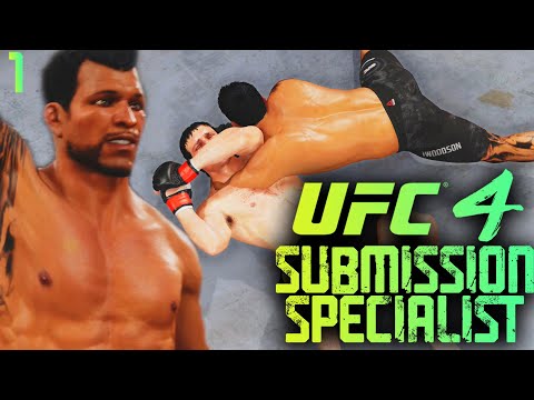 UFC 4 Career Mode EP 1: Submission Specialist on Legendary Difficulty! EA UFC 4 Career Mode Gameplay