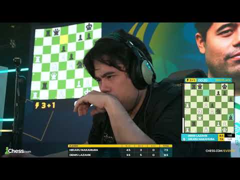 Nakamura, Hikaru vs Lazavik, Denis | RUY LOPEZ | Speed Chess Championship 2025 R4.17