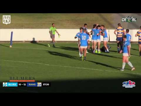 2018 CRRL 1st Grade Round 5 Highlights - Queanbeyan Blues v Woden Valley Rams