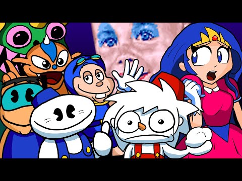 The Snow bros series is really bizarre