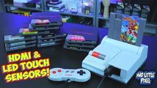 This NES Top Loader Has HDMI & Touch Sensor LED Lights - The Ultimate Modded Nintendo!