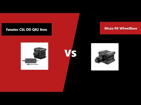 Fanatec CSL DD 8nm vs Moza R9 | Technical Specifications