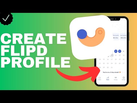 How to create a flipd profile in the Flipd app?
