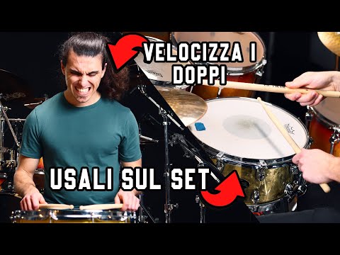 SUPER esercizio per doppi colpi e applicazione sul set! Velocità e musicalità!