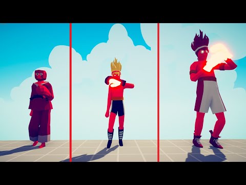 EVOLUTION EPIC ONE PUNCH BOXER | TABS Totally Accurate Battle Simulator