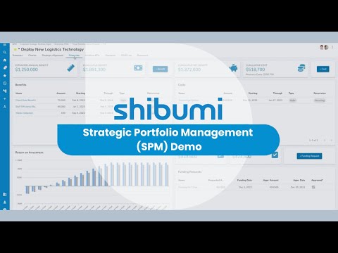 Strategic Portfolio Management (SPM) Demo | Shibumi